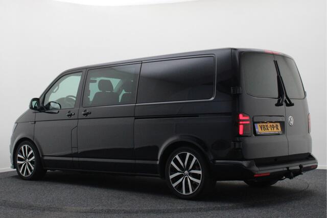 Volkswagen TRANSPORTER 2.0 TDI DSG L2H1 DC Highline 2x Schuifdeur, ACC, Apple Carplay, Bluetooth, LED, PDC, Trekhaak, 19''
