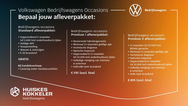 Volkswagen TRANSPORTER 2.0 TDI 110pk L2 | Trekhaak | BPM-vrij | Cruise-control | Achterdeuren | Betimmering