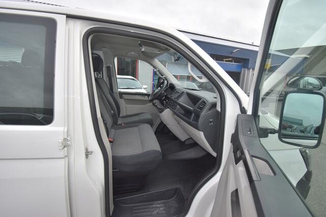 Volkswagen TRANSPORTER 2.0 TDI L2H1 DC , 140PK , TREKHAAK , AIRCO , 6-PERSOONS ,