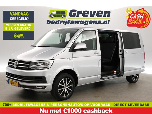 Volkswagen TRANSPORTER 2.0 TDI 150PK L2H1 | DC | Automaat | Airco | 2xSchuifdeur | ACC | Carplay | Trekh. | Navi | Parkeersens.