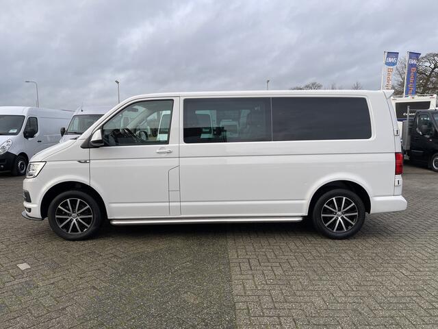 Volkswagen TRANSPORTER 2.0 TDI 150pk automaat L2H1 DC 5 persoons Highline / vaste prijs rijklaar ¤ 34.950 ex btw / lease vanaf ¤ 570 / lederen bekleding / adaptive cruise / airco / navigatie / euro 6 / bpm vrij !