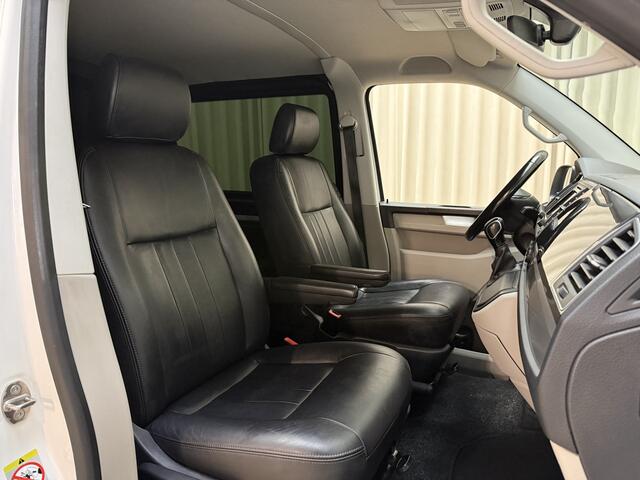 Volkswagen TRANSPORTER 2.0 TDI L2H1 DC Highline *LED* Leder / Adapt. Cruise / Carplay / Camera / Trekhaak / Navigatie / 19'' LMV / Org.NL!