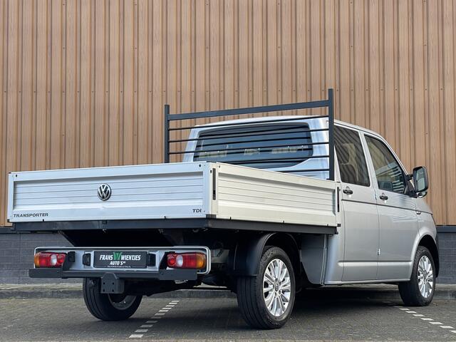 Volkswagen TRANSPORTER 2.0 TDI L2H1 DC | BTW | Pick-up! | 6 Pers. | Trekhaak | Apple Carplay | Cruise Control | Stop&GO | Airconditioning |