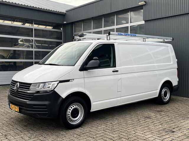 Volkswagen TRANSPORTER 2.0 TDI L2H1 Sortimo Kastinrichting Airco Cruise controle Trekhaak 2200kg trekgewicht Imperiaal Schuifdeur Parkeerhulp achter Telefoonverbinding Euro 6 1e eigenaar Sortimo