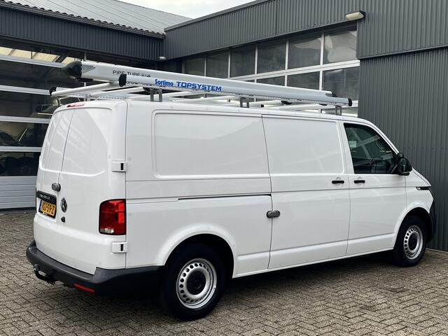 Volkswagen TRANSPORTER 2.0 TDI L2H1 Sortimo Kastinrichting Airco Cruise controle Trekhaak 2200kg trekgewicht Imperiaal Schuifdeur Parkeerhulp achter Telefoonverbinding Euro 6 1e eigenaar Sortimo
