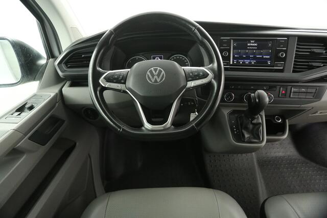 Volkswagen TRANSPORTER 2.0 TDI 150PK L2H1 | Aut. | Airco | 3-Zits | Adap. Cruise | Carplay | Stoelverw. | Trekh. | 2xSchuifdeur