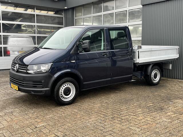 Volkswagen TRANSPORTER 2.0 TDI DC 4Motion 4x4 Euro 6 Pick-up Dubbele cabine open laadbak met Airco trekhaak 2500 kg 6-Persoons Telefoonverbinding 1e eigenaar Dealer onderhouden