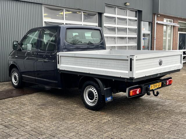 Volkswagen TRANSPORTER 2.0 TDI DC 4Motion 4x4 Euro 6 Pick-up Dubbele cabine open laadbak met Airco trekhaak 2500 kg 6-Persoons Telefoonverbinding 1e eigenaar Dealer onderhouden