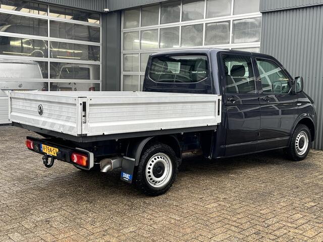 Volkswagen TRANSPORTER 2.0 TDI DC 4Motion 4x4 Euro 6 Pick-up Dubbele cabine open laadbak met Airco trekhaak 2500 kg 6-Persoons Telefoonverbinding 1e eigenaar Dealer onderhouden
