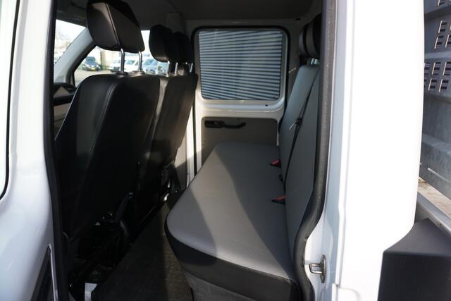 Volkswagen TRANSPORTER 110pk Dubbele cabine 6-persoons Apple Carplay Airco Pick-Up Open laadbak