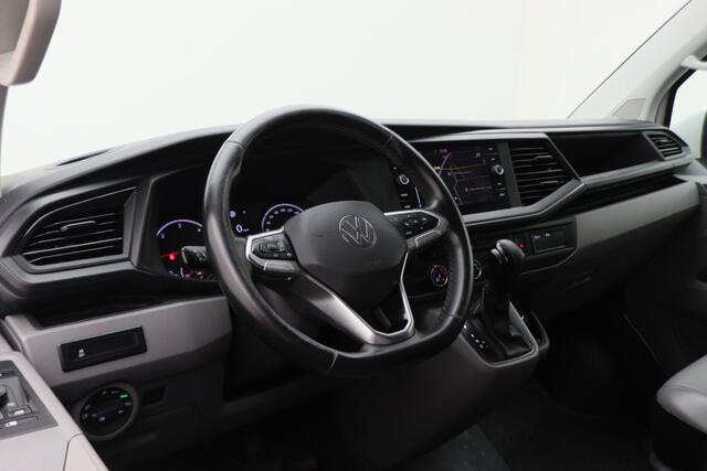 Volkswagen TRANSPORTER 2.0 TDI DSG L1H1 Leer, Airco, Apple Carplay, Camera, Cruise, Imperiaal, PDC, Trekhaak, 16''
