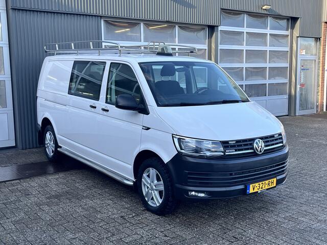 Volkswagen TRANSPORTER 2.0 TDI L2H1 DC 4Motion 150pk 4x4 Vierwielaandrijving Airco Cruise controle Telefoonverbinding Navigatie Apple carplay Trekhaak 2500kg Euro 6 Bpm vrij voor particulier gebruik!!
