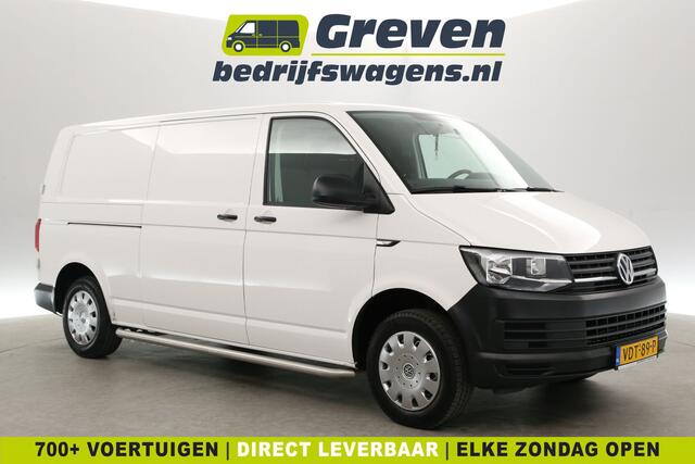 Volkswagen TRANSPORTER 2.0 TDI L2H1 | 140PK | Airco | Cruise | 3-Zits | Trekhaak | Sidebars