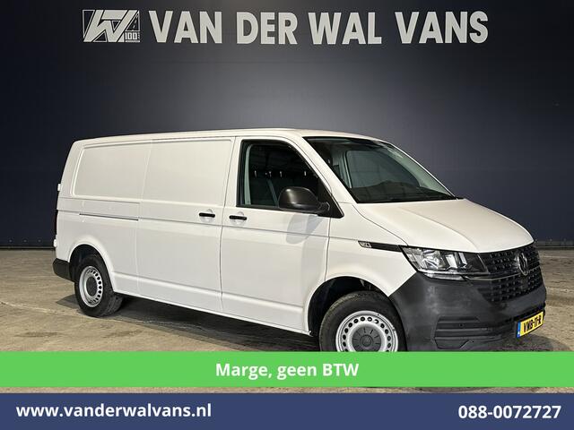 Volkswagen TRANSPORTER 2.0 TDI 150pk **Marge, GEEN BTW** L2H1 Euro6 Airco | 2500kg Trekhaak | Cruisecontrol | Stoelverwarming Parkeersensoren, Bijrijdersbank