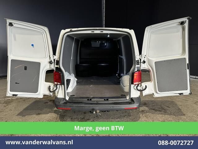 Volkswagen TRANSPORTER 2.0 TDI 150pk **Marge, GEEN BTW** L2H1 Euro6 Airco | 2500kg Trekhaak | Cruisecontrol | Stoelverwarming Parkeersensoren, Bijrijdersbank