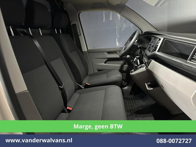 Volkswagen TRANSPORTER 2.0 TDI 150pk **Marge, GEEN BTW** L2H1 Euro6 Airco | 2500kg Trekhaak | Cruisecontrol | Stoelverwarming Parkeersensoren, Bijrijdersbank