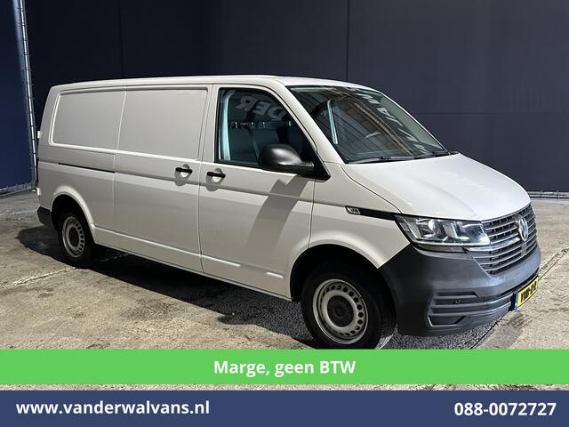 Volkswagen TRANSPORTER 2.0 TDI 150pk **Marge, GEEN BTW** L2H1 Euro6 Airco | 2500kg Trekhaak | Cruisecontrol | Stoelverwarming Parkeersensoren, Bijrijdersbank