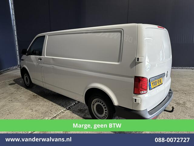 Volkswagen TRANSPORTER 2.0 TDI 150pk **Marge, GEEN BTW** L2H1 Euro6 Airco | 2500kg Trekhaak | Cruisecontrol | Stoelverwarming Parkeersensoren, Bijrijdersbank
