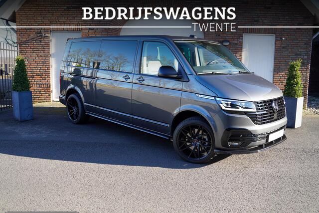 Volkswagen TRANSPORTER 2.0 TDI 204 pk DSG Aut. Highline Edition Dubbel Cabine 2x Elek. Schuifdeur, 20" LMV, Zwarte Grille, Lederen Interieur, Camera, Vol, vol, 5-Zits