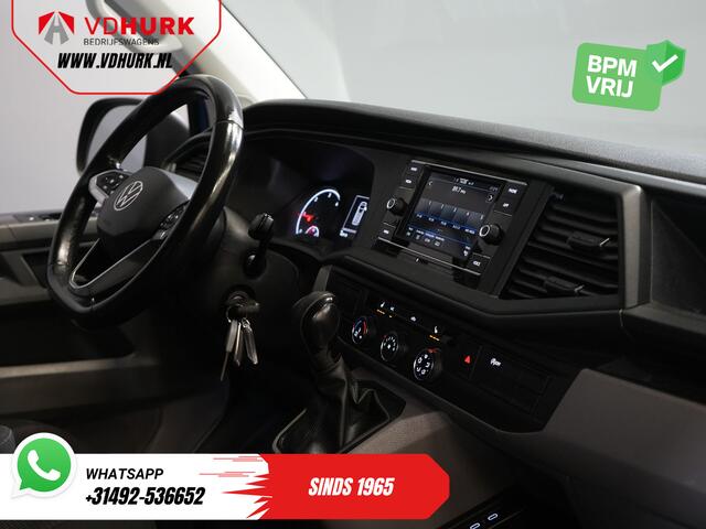 Volkswagen TRANSPORTER 2.0 TDI 150 pk DSG Aut. L2 LED/ Adapt.Cruise/ Standkachel/ Carplay/ 2.5t Trekverm./ Stoelverw./ Airco/ Dakdragers/ Camera/ PDC/ Trekhaak