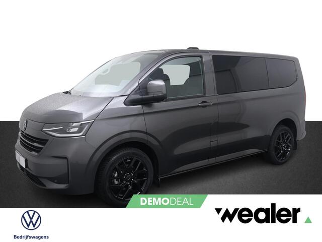 Volkswagen TRANSPORTER 2.0 TDI L1H1 28 Bulli 150Pk Automaat 8-Traps | Dubbele Cabine | BPM-vrij | 5-Persoons Comfortstoelen + Armleuningen | Navigatie Apple Carplay / Android Auto | PDC V + A + Achteruitrijcamera | Trekhaak