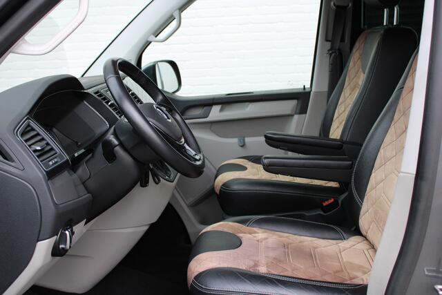 Volkswagen TRANSPORTER 2.0 TDI Aut / Lang / DC / Highline / 2x Schuifdeur / Leer / Navi / Vol Opties / Nette Staat.
