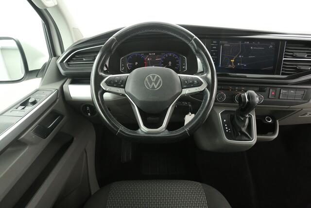 Volkswagen TRANSPORTER 2.0 TDI L2H1 Bulli 150PK | Aut. | Dubbele Cabine | Airco | Adap. Cruise | Virtual | Camera | Trekh. | Carplay | Navi