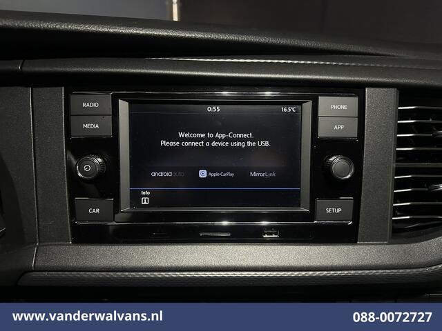 Volkswagen TRANSPORTER 2.0 TDI R line L2H1 Euro6 Airco | Camera | LM Velgen | Leder | Imperiaal | Apple Carplay Android Auto, Sidebars, Bijrijdersbank