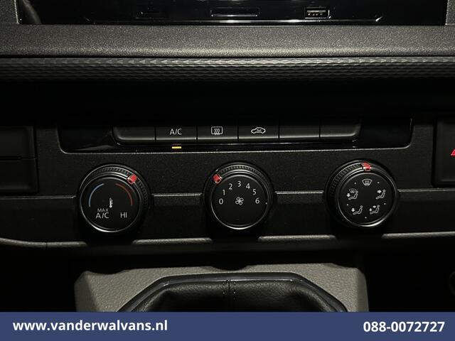 Volkswagen TRANSPORTER 2.0 TDI R line L2H1 Euro6 Airco | Camera | LM Velgen | Leder | Imperiaal | Apple Carplay Android Auto, Sidebars, Bijrijdersbank