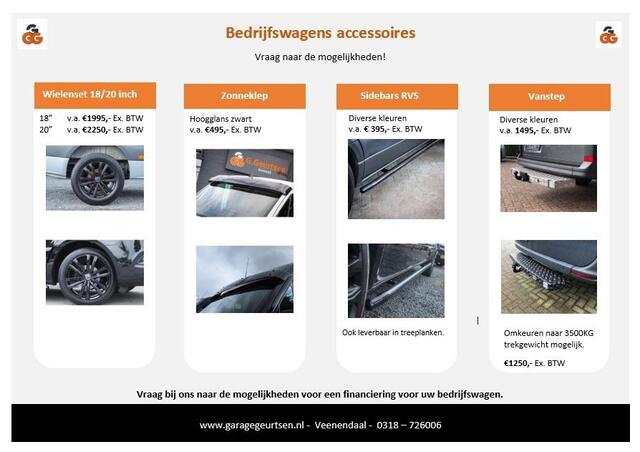 Volkswagen TRANSPORTER 2.0 TDI L2H1 DC Comfortline Dubbele cabine, Airco,