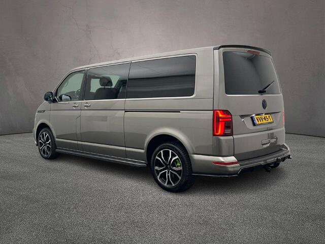 Volkswagen TRANSPORTER T6.1 2.0 TDI 204pk DSG L2 Bulli Dubbele cabine | 2x Schuifdeur | Leder | Blackstyle | Trekhaak | Stoelverwarming | BPM-vrij | Standkachel