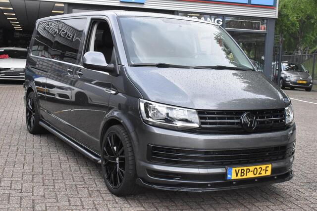 Volkswagen TRANSPORTER 2.0 TDI L2H1 DC Bulli Pack Comfortline Automaat | Trekhaak | Carplay Navigatie | Leder | Dubbel Cabine | 12 mnd BOVAG garantie | Whatsapp 06-53188999
