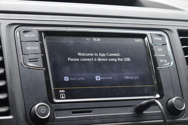 Volkswagen TRANSPORTER 2.0 TDI L2H1 DC Bulli Pack Comfortline Automaat | Trekhaak | Carplay Navigatie | Leder | Dubbel Cabine | 12 mnd BOVAG garantie | Whatsapp 06-53188999