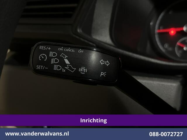 Volkswagen TRANSPORTER 2.0 TDI 150pk L2H1 Inrichting Euro6 Airco | Omvormer | Camera | 2500kg Trekhaak | Apple Carplay Android Auto, Cruisecontrol, Parkeersensoren, Dakdragers