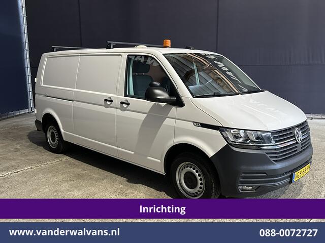Volkswagen TRANSPORTER 2.0 TDI 150pk L2H1 Inrichting Euro6 Airco | Omvormer | Camera | 2500kg Trekhaak | Apple Carplay Android Auto, Cruisecontrol, Parkeersensoren, Dakdragers
