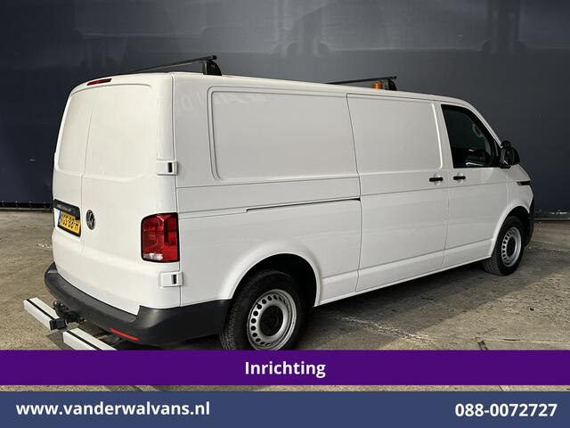 Volkswagen TRANSPORTER 2.0 TDI 150pk L2H1 Inrichting Euro6 Airco | Omvormer | Camera | 2500kg Trekhaak | Apple Carplay Android Auto, Cruisecontrol, Parkeersensoren, Dakdragers