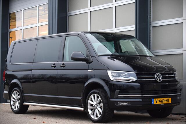 Volkswagen TRANSPORTER Multivan 2.0 TDI L2H1 DubbelCabine Highline Nwe motor! Leer | Automaat | Trekhaak | Sidebars