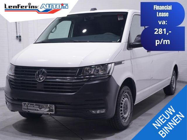 Volkswagen TRANSPORTER 2.0 TDI 110 pk L2H1 Airco, Achterklep, Camera Opbergkasten Laadruimte, PDC achter, 2-Zits