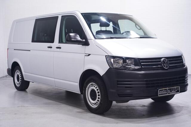 Volkswagen TRANSPORTER 2.0 TDI 150 pk L2 Dubbel Cabine Airco, Navi Cruise Control, Trekhaak, 5-Zits