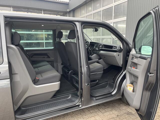 Volkswagen TRANSPORTER 2.0 TDI L2H1 DC 150pk Airco Cruise controle Telefoonverbinding Apple carplay Stuurwielbediening Parkeersensoren voor en achter Euro 6 1e eigenaar Dealer onderhouden