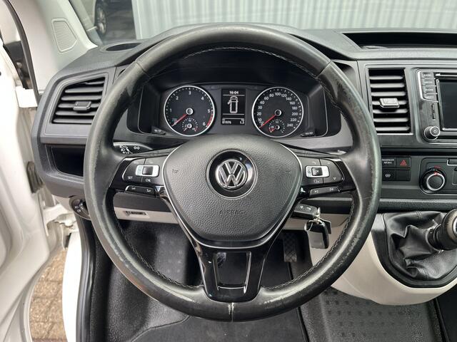 Volkswagen TRANSPORTER 2.0 TDI L2H1 DC 4Motion 150pk 4x4 Vierwielaandrijving Airco Cruise controle Telefoonverbinding Navigatie Apple carplay Trekhaak 2500kg Euro 6 Bpm vrij voor particulier gebruik!!