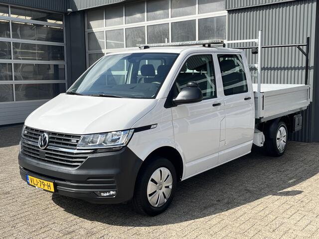 Volkswagen TRANSPORTER 2.0 TDI L2H1 30 DC Open laadbak Pick-up met Airco Cruise controle Trekhaak 2200kg trekgewicht Achterruitrij camera P-up Pick-up Openlaadbak