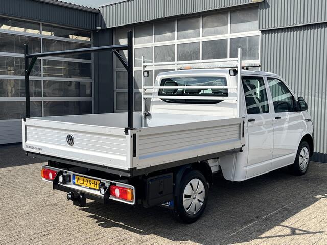 Volkswagen TRANSPORTER 2.0 TDI L2H1 30 DC Open laadbak Pick-up met Airco Cruise controle Trekhaak 2200kg trekgewicht Achterruitrij camera P-up Pick-up Openlaadbak