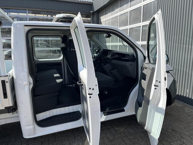 Volkswagen TRANSPORTER 2.0 TDI L2H1 30 DC Open laadbak Pick-up met Airco Cruise controle Trekhaak 2200kg trekgewicht Achterruitrij camera P-up Pick-up Openlaadbak