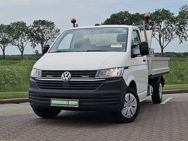 Volkswagen TRANSPORTER 2.0 TDI L2H1 28 L2 Open-Laadbak T6.1 Airco 150Pk Euro6 Lange-Wielbasis Pick-up Trekhaak