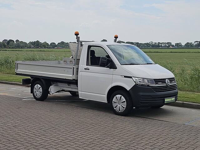 Volkswagen TRANSPORTER 2.0 TDI L2H1 28 L2 Open-Laadbak T6.1 Airco 150Pk Euro6 Lange-Wielbasis Pick-up Trekhaak