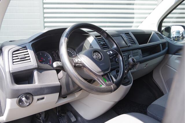 Volkswagen TRANSPORTER 2.0 TDI L2 EURO 6! 150PK, 2X SCHUIFDEUR, TREKHAAK, 20'' LMV, STOELVERWARMING, STANDKACHEL, CRUISE, AIRCO
