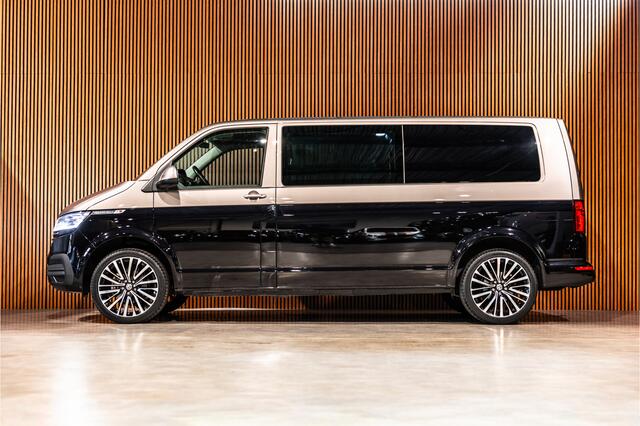 Volkswagen TRANSPORTER T6.1 2.0 TDI L2H1 DC Caravelle | Dubbel cabine | Two-tone | CarPlay | Camera | MF Stuur | Cruise control | Climate control | 6-zitter | BPM vrij | Nieuwe APK | Dealer onderhouden