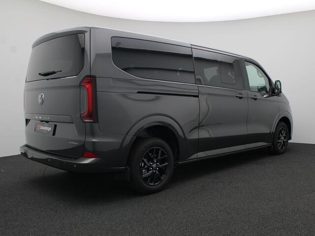 Volkswagen TRANSPORTER Caravelle 2.5 L2H1 eHybrid Style 233PK Aut. incl. BTW en BPM, Leder, 360gr. Camera, Navi, Side Assist, Keyless, Matrix-LED Koplampen, Adaptieve Cruise Control, Trekhaak, 17" LM Velgen, 8-zitpl., Stoel-stuurverwarming