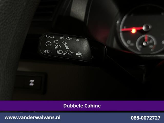 Volkswagen TRANSPORTER 2.0 TDI 150pk 4Motion L2H1 Dubbele Cabine Euro6 Airco | 5-Zits | Apple Carplay | Cruisecontrol | Omvormer Android Auto, 2500kg Trekhaak, Leder, Parkeersensoren, Achterklep